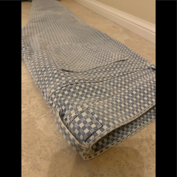 Current Elliot Stiletto blue and white Jeans 25 - Picture 4 of 4
